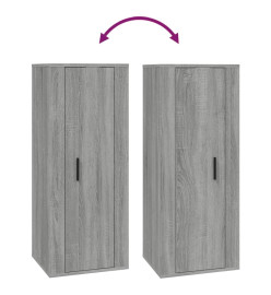 Ensemble de meubles TV 4 pcs Sonoma gris Bois d'ingénierie