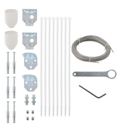 Ensemble d'accessoires pour écran de balcon 29 pcs