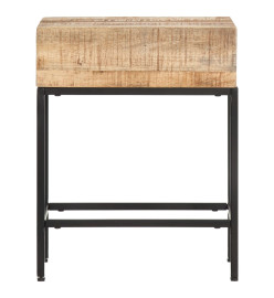 Table d'appoint 40x30x50 cm Bois massif de manguier brut