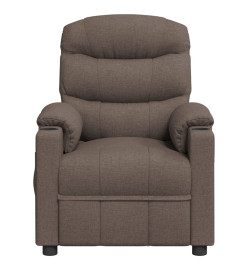 Fauteuil de massage Taupe Tissu