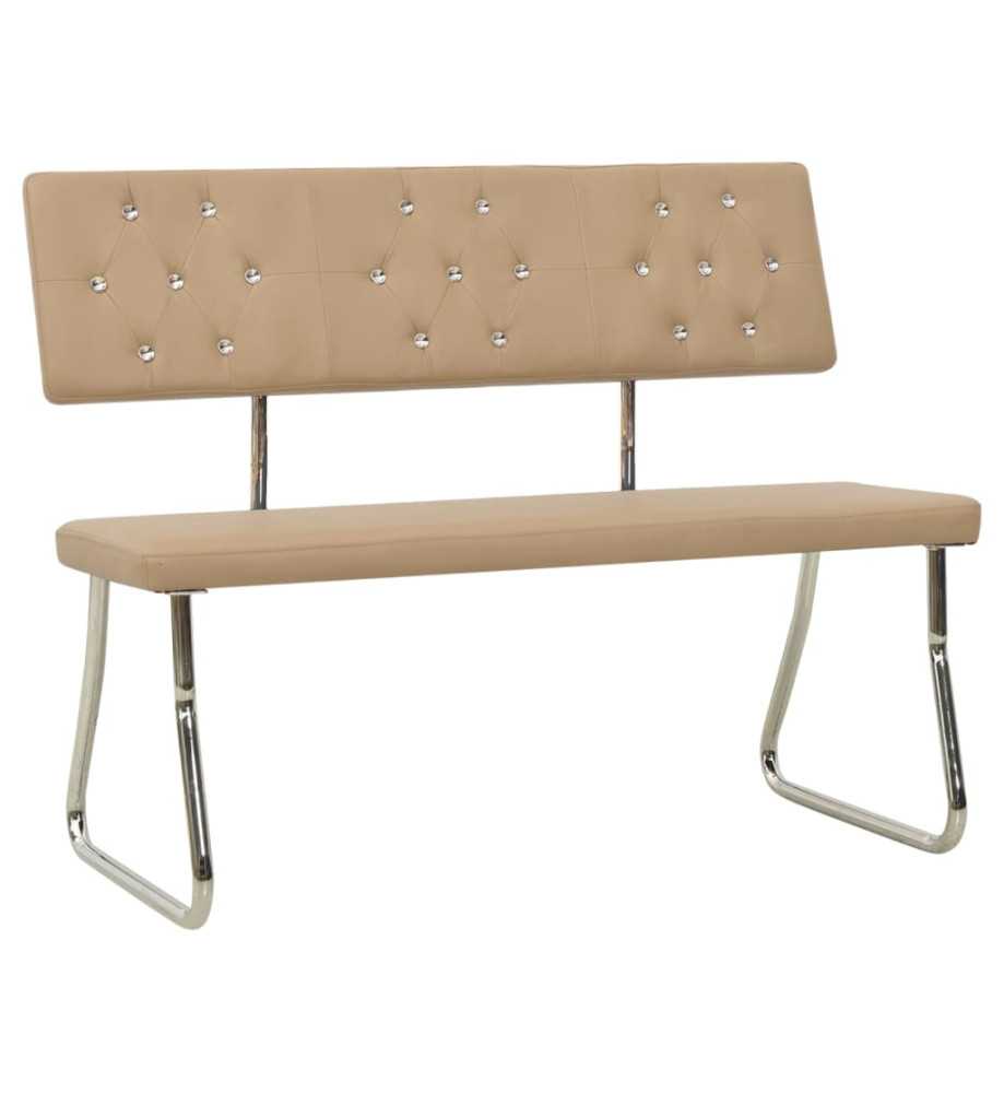 Banc 110 cm Cappuccino Similicuir