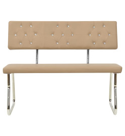 Banc 110 cm Cappuccino Similicuir