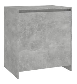 Buffets 3 pcs Gris béton Bois d'ingénierie