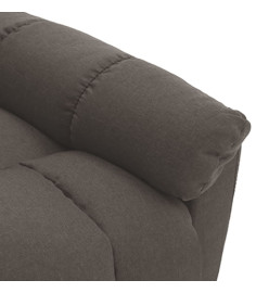 Fauteuil de massage inclinable Taupe Tissu