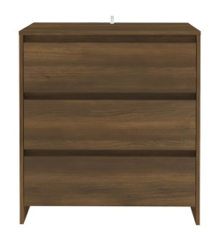 Buffet Chêne marron 70x41x75 cm Bois d'ingénierie