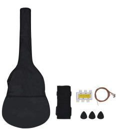 Ensemble de guitare classique débutants et enfants 8pcs 1/2 34"