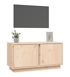 Meuble TV 80x35x40,5 cm Bois de pin massif