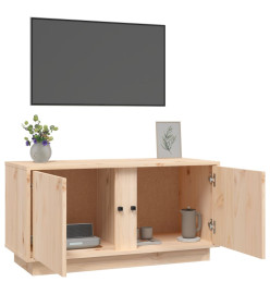 Meuble TV 80x35x40,5 cm Bois de pin massif