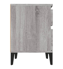 Table de chevet Sonoma gris 40x35x50 cm