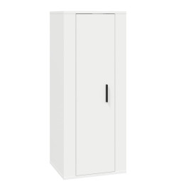 Ensemble de meubles TV 6 pcs Blanc Bois d'ingénierie