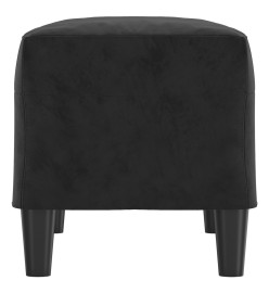 Banc Noir 70x35x41 cm Velours