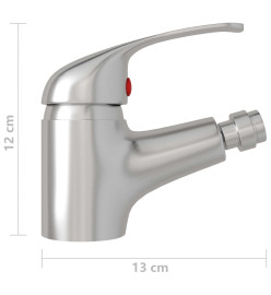 Mitigeur de bidet de salle de bain Argenté 13x12 cm