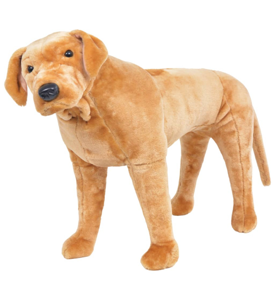 Jouet en peluche Chien de race Labrador marron clair XXL