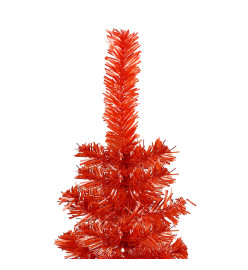 Sapin de Noël étroit Rouge 180 cm