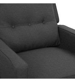 Fauteuil inclinable Gris foncé Tissu