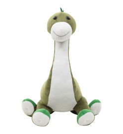 Dinosaure brontosaure en peluche Vert