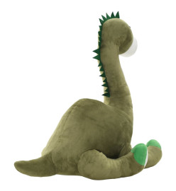 Dinosaure brontosaure en peluche Vert