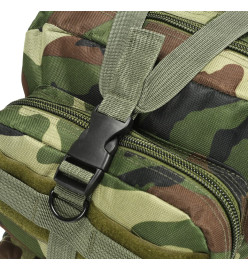 Sac à dos en style d'armée 50 L Camouflage