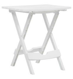 Table pliable de jardin 45,5x38,5x50 cm Blanc