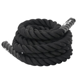 Corde de combat noir 9 m 6,8 kg polyester