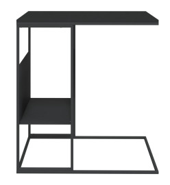 Table d'appoint Noir 55x36x59,5 cm Bois d'ingénierie