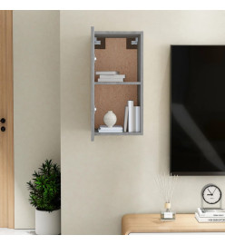 Meuble TV Sonoma gris 30,5x30x60 cm Bois d'ingénierie