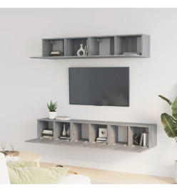 Ensemble de meubles TV 5 pcs Sonoma gris Bois d'ingénierie