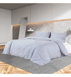 Ensemble de housse de couette Gris 220x240 cm Coton