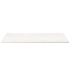 Dessus de bureau blanc 110x55x2,5 cm bois massif de pin