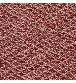 Couverture en coton 125 x 150 cm Bordeaux