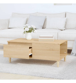 Table basse Chêne sonoma 90x50x36,5 cm Bois d'ingénierie