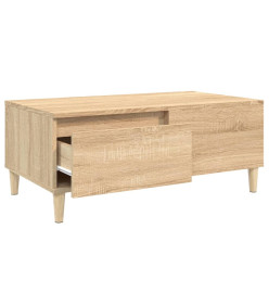 Table basse Chêne sonoma 90x50x36,5 cm Bois d'ingénierie