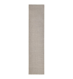 Tapis Sisal naturel 66x300 cm Sableux