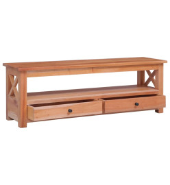 Meuble TV 120 x 30 x 40 cm Bois d'acajou massif