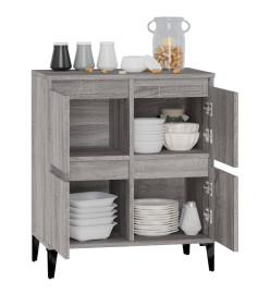 Buffet Sonoma gris 60x35x70 cm Bois d'ingénierie