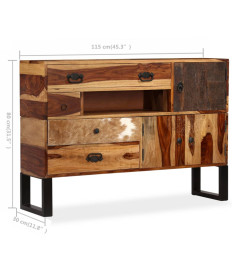 Buffet Bois massif de Sesham 115 x 30 x 80 cm