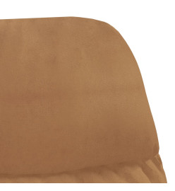 Chaise de relaxation Taupe Similicuir daim