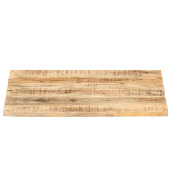 Dessus de table Bois de manguier solide 25-27 mm 90x70 cm