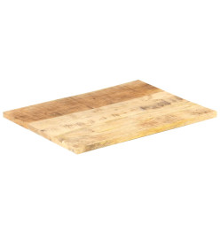 Dessus de table Bois de manguier solide 25-27 mm 90x70 cm