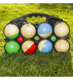 HI Jeu de boules 10 pcs bois