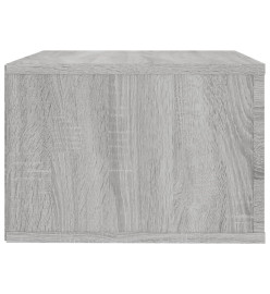 Table de chevet murale Sonoma gris 50x36x25 cm