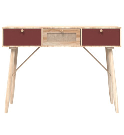 Table console avec tiroirs 105x30x75 cm bois d'ingénierie