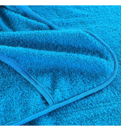 Serviettes de plage 2 pcs turquoise 60x135 cm tissu 400 GSM