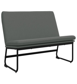 Banc Gris foncé 100x75x76 cm Tissu