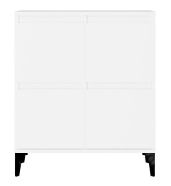 Buffets 2 pcs blanc 60x35x70 cm bois d'ingénierie