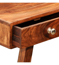 Table console avec 3 tiroirs 76 cm Bois massif de Sesham