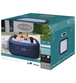 Bestway Lay-Z-Spa Bain à remous gonflable Hawaii AirJet