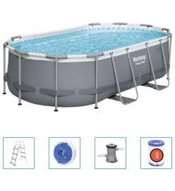 Bestway Piscine hors sol Power Steel ovale 427x250x100 cm