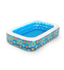 Bestway Piscine gonflable pour enfants Bleu 229x152x56 cm