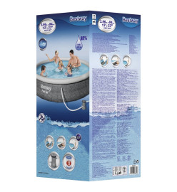 Bestway Ensemble de piscine gonflable Fast Set avec pompe 396x84 cm